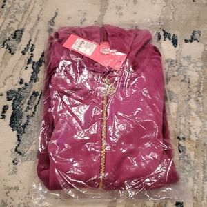LILLY PULTIZER Larina Velour Zip-Up